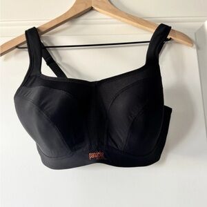 Panache Sports Bra 5021 Underwire Moisture Wicking High Impact 32E/32DDD ExcCond